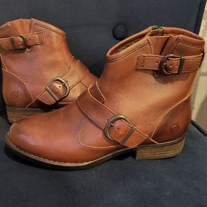BORN Leather Booties! NWOT